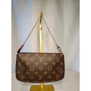 SOLD Louis Vuitton Pochette Accessoires Monogram Canvas Chain Strap AR0998